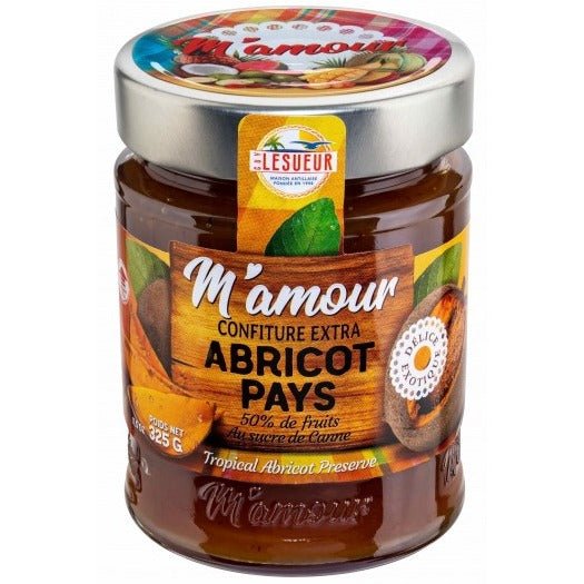 CONFITURE D'ABRICOT PAYS 325g L'indispensable de votre cuisine | par M'Amour - Carré Tropicalepicerie sucrée