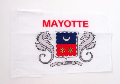 DRAPEAU DE MAYOTTE 🇾🇹 En différentes tailles | par Carré Tropical - Carré Tropical(S) 45x30cm avec oeilletsdrapeaux