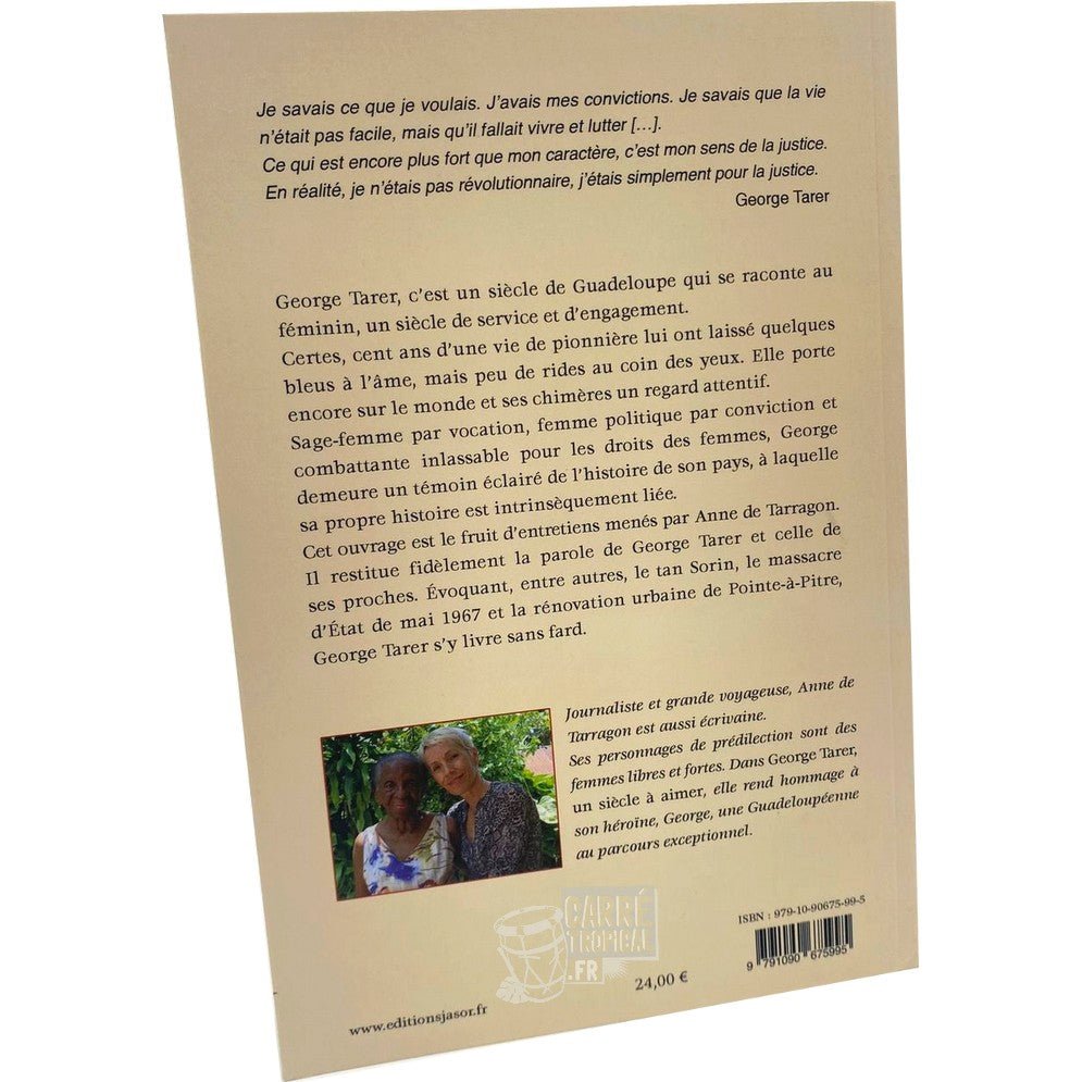 GEORGE TARER 📘 un siècle à aimer | Par Anne de Tarragon - Carré TropicalLivres