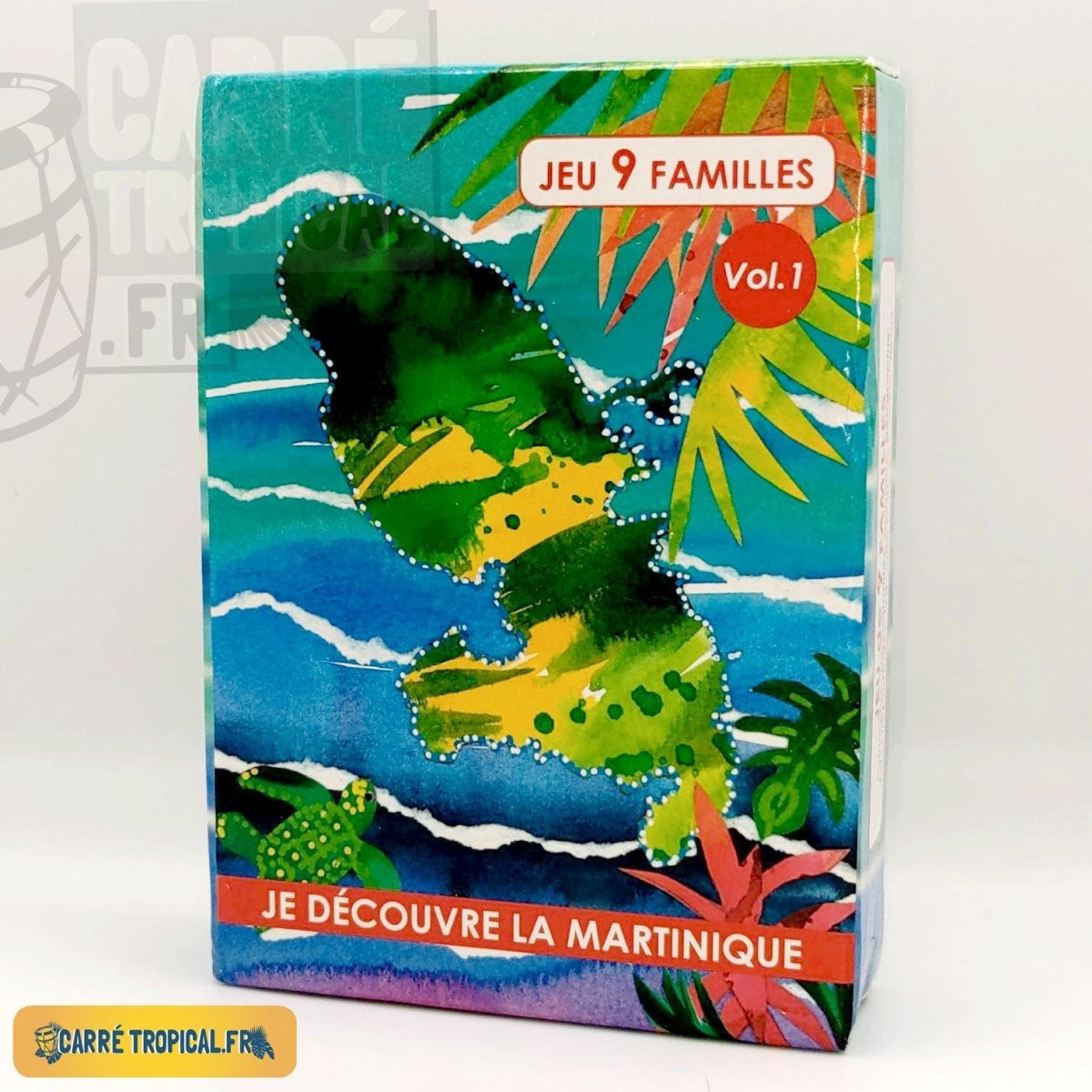 JEU DE 9 FAMILLES 🌴 Je découvre la Martinique | Par Sabine Andrivon-Milton - Carré TropicalJeux de cartes