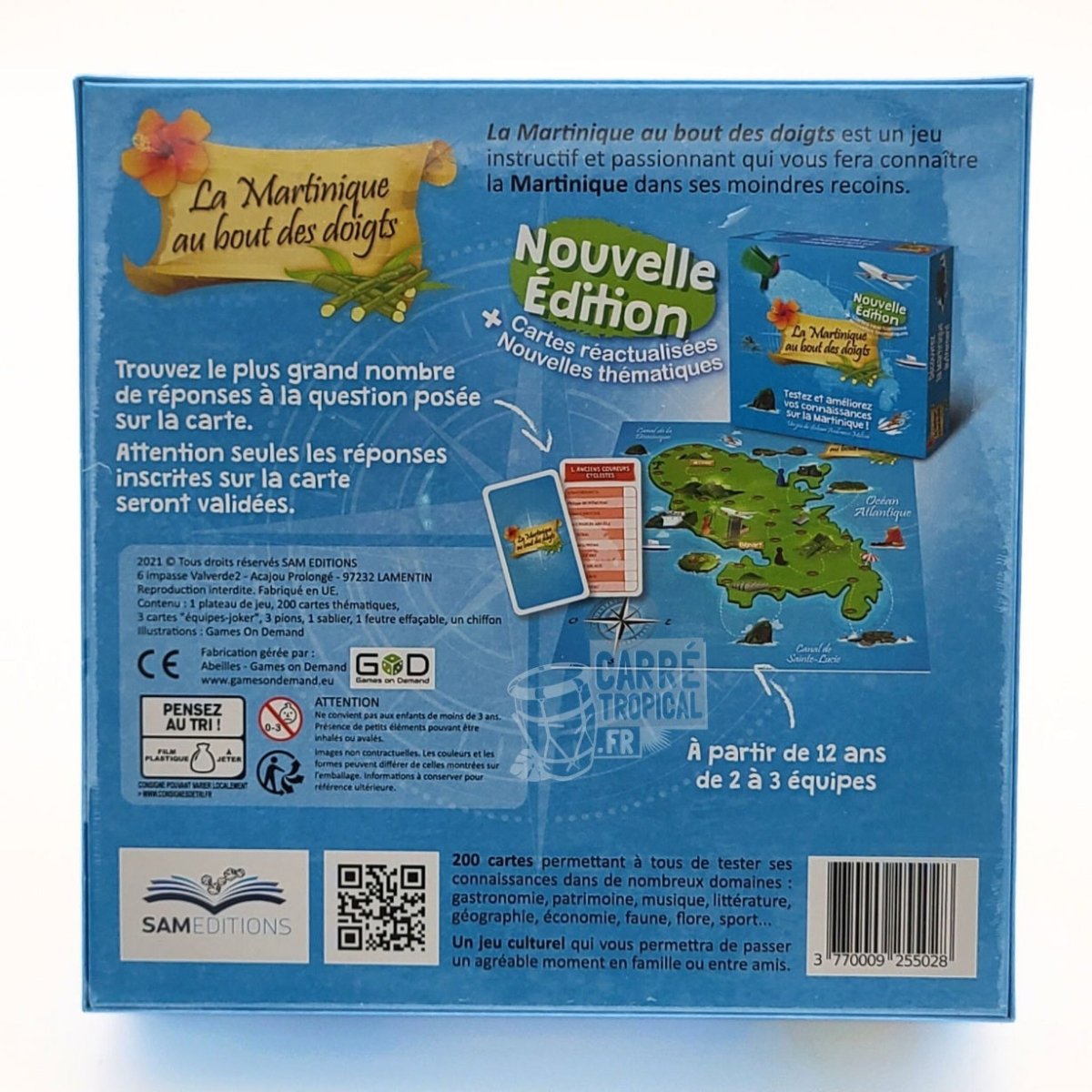 LA MARTINIQUE AU BOUT DES DOIGTS đș Nouvelle Ă©dition | Par Sabine Andrivon-Milton - CarrĂ© TropicalJeux