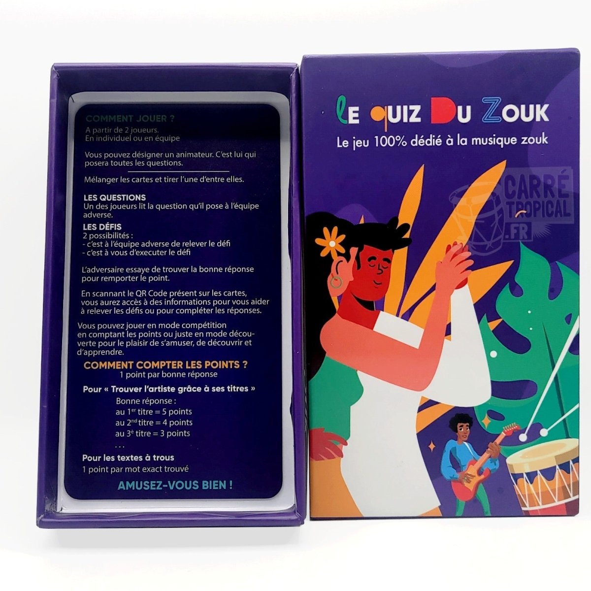 LE QUIZ DU ZOUK 🕺🏾 100 questions & défis dans un jeu autour de la musique zouk | Par Glawdys Kerhel - Carré Tropicalquiz