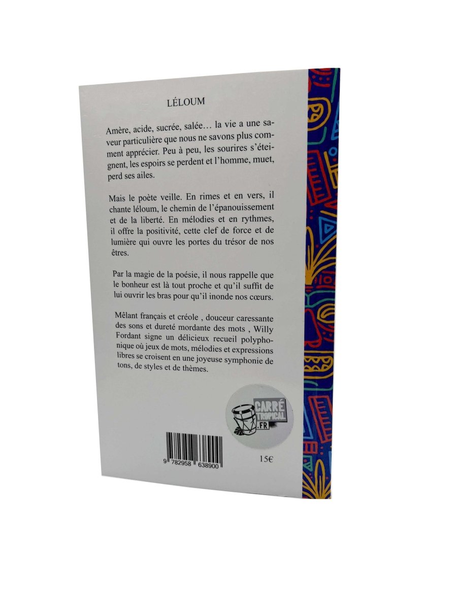 LÉLOUM 🪶 Recueil de poèmes | Par Willy FORDANT - Carré TropicalLivres