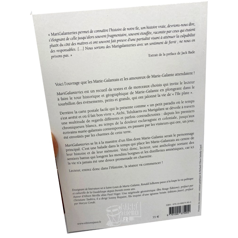 MARIGALANTERIES 📘 Marie-Galante à travers les textes| Par Ronald Selbonne - Carré TropicalLivres