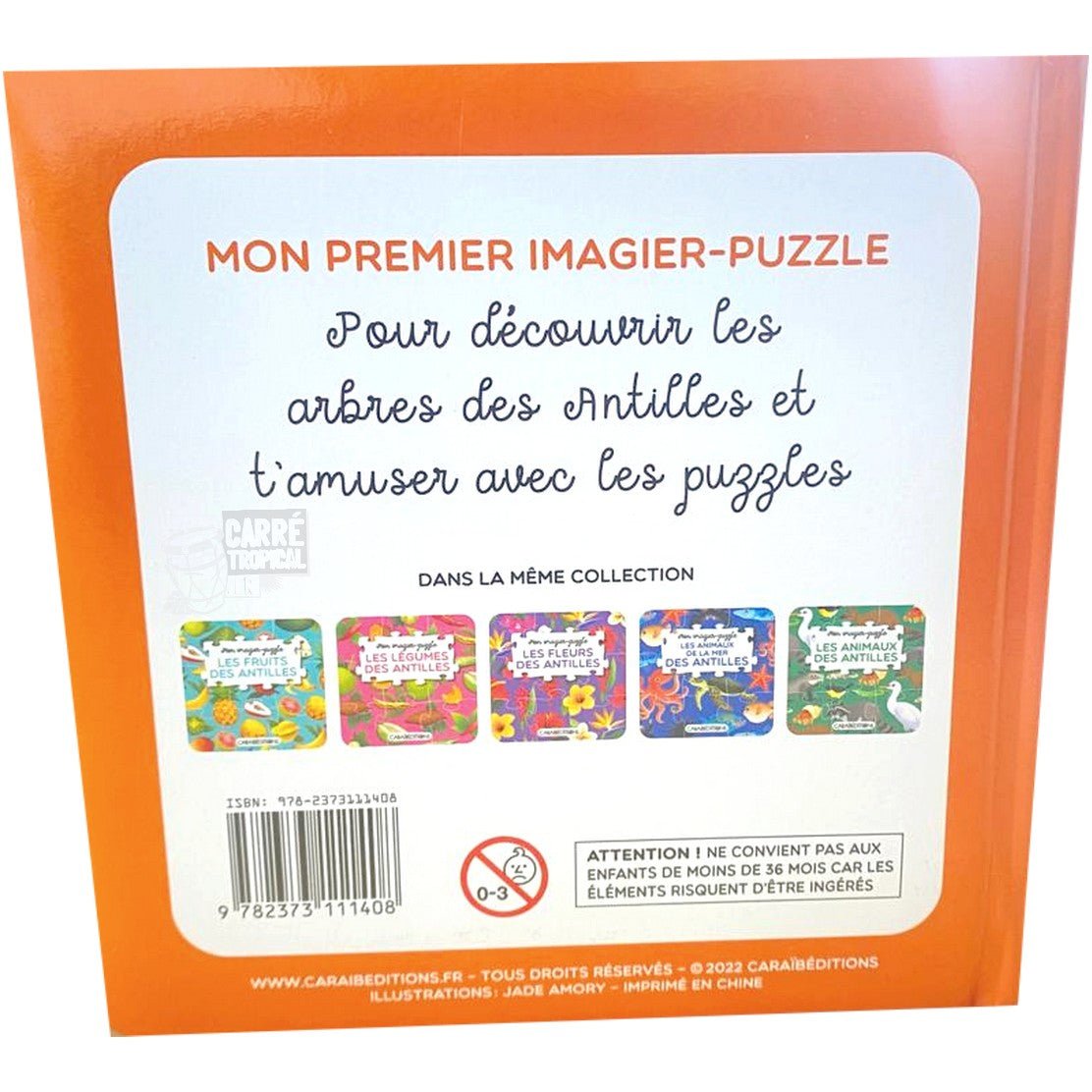 MON IMAGIER-PUZZLE LES ARBRES DES ANTILLES đłDĂ©couvre la forĂȘt | Par Jade Amory - CarrĂ© TropicalJeux