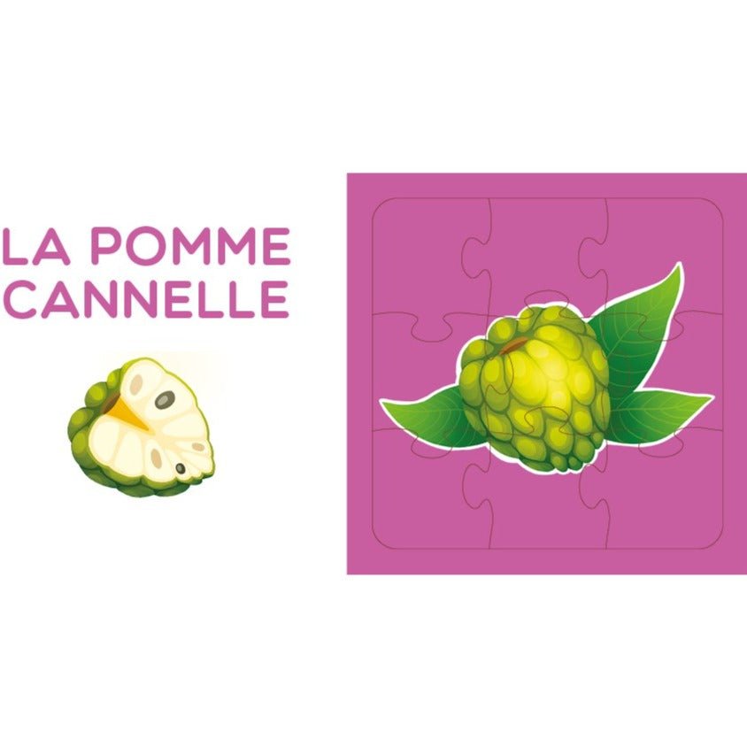 MON IMAGIER-PUZZLE LES FRUITS DES ANTILLES 🍍Découvre les fruits de chez nous | Par Jade Amory - Carré Tropicaljeux