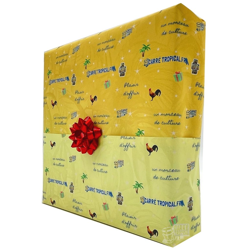 PAPIER CADEAU đ Un Ă©clat de joie emballĂ© avec amour | par CarrĂ© Tropical - CarrĂ© Tropicalpochette cadeau