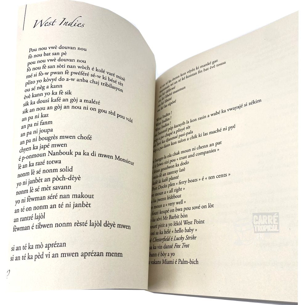 PÈGMEL 📖 Trant lanné poézi kréyòl | Par Max RIPPON - Carré TropicalLivres