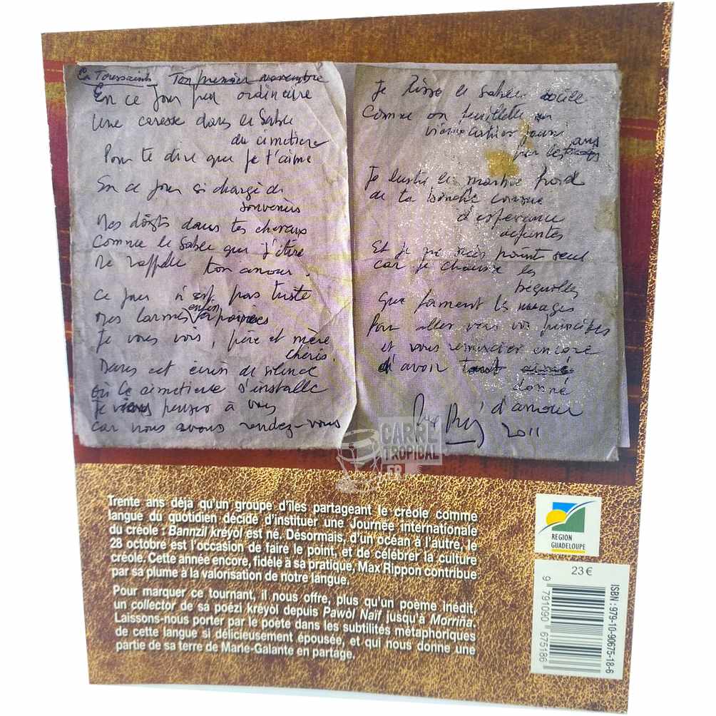 PÈGMEL 📖 Trant lanné poézi kréyòl | Par Max RIPPON - Carré TropicalLivres