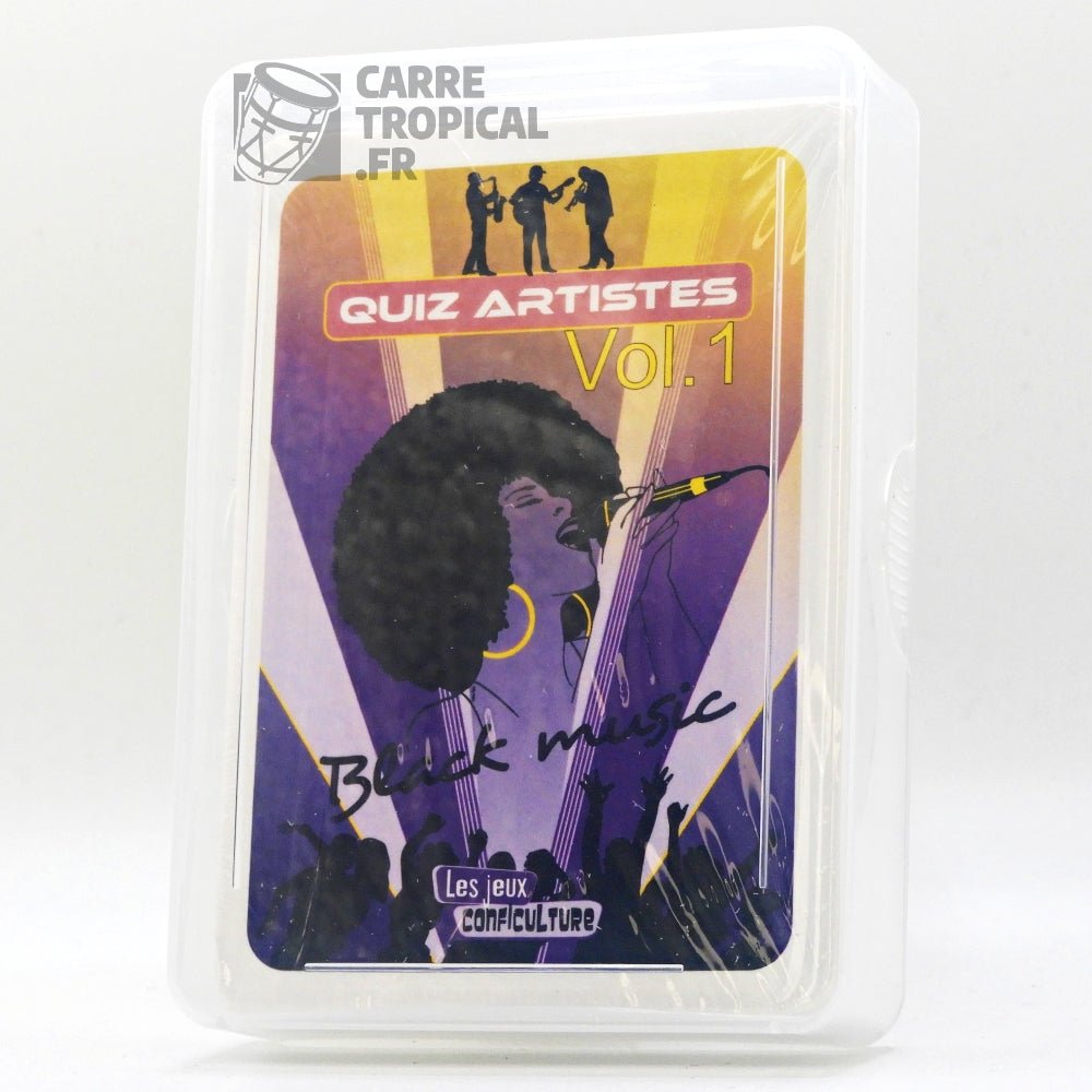 QUIZ ARTISTES BLACK MUSIC đ” Le jeu de cartes conficulture | par CĂ©lio Mirande - CarrĂ© TropicalEpisode 1Jeux de cartes