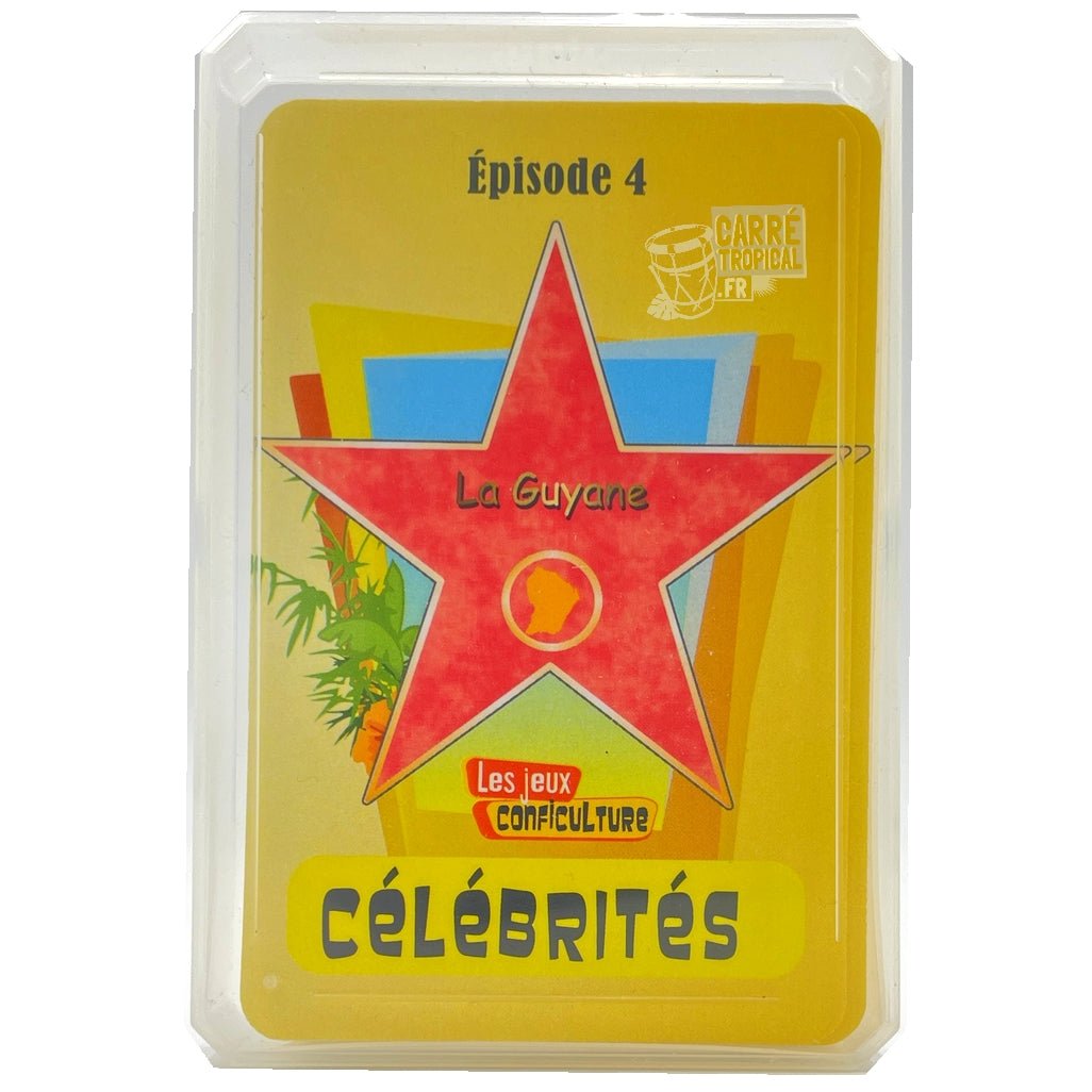 QUIZ CÉLÉBRITÉS GUYANE💫 Le jeu de cartes conficulture | Par Célio Mirande - Carré TropicalJeux de cartes
