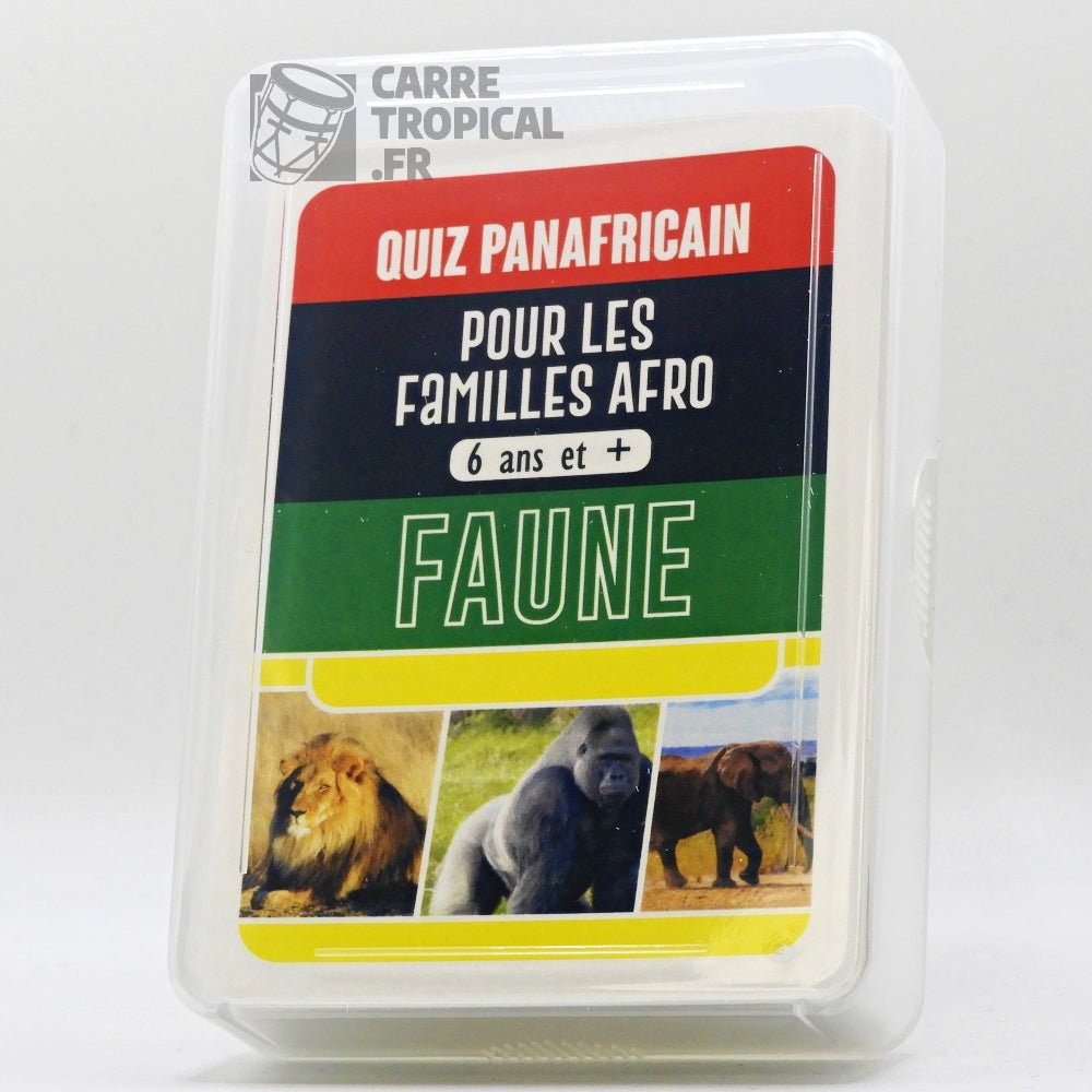 QUIZ FAUNE PANAFRICAINE 🦁 Le jeu de cartes Conficulture | par Célio Mirande - Carré TropicalJeux de cartes