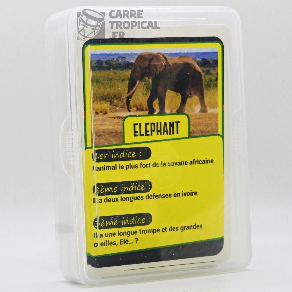 QUIZ FAUNE PANAFRICAINE 🦁 Le jeu de cartes Conficulture | par Célio Mirande - Carré TropicalJeux de cartes