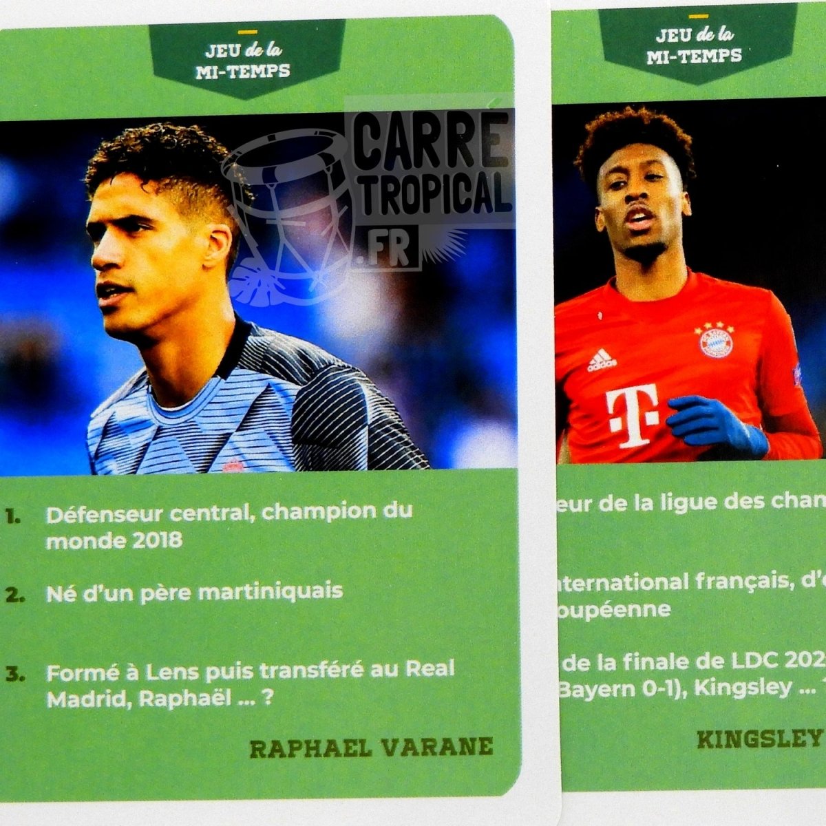 QUIZ FOOTBALLEURS DES OUTRE-MER ⚽️ Le jeu de cartes conficulture | Par Célio Mirande - Carré TropicalJeux de cartes