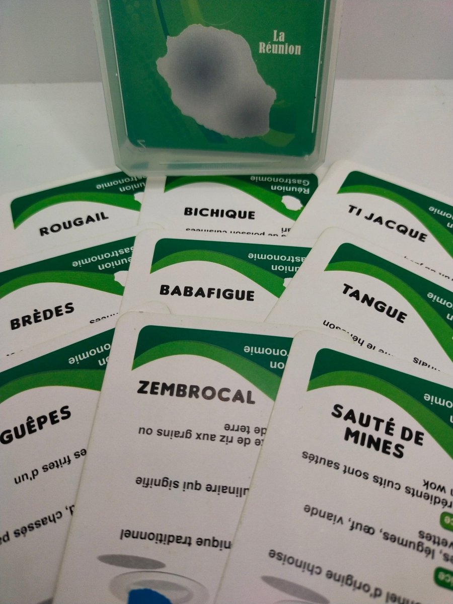 QUIZ GASTRONOMIE LA RĂUNION đ© Le jeu de cartes conficulture | par CĂ©lio Mirande - CarrĂ© TropicalJeux de cartes