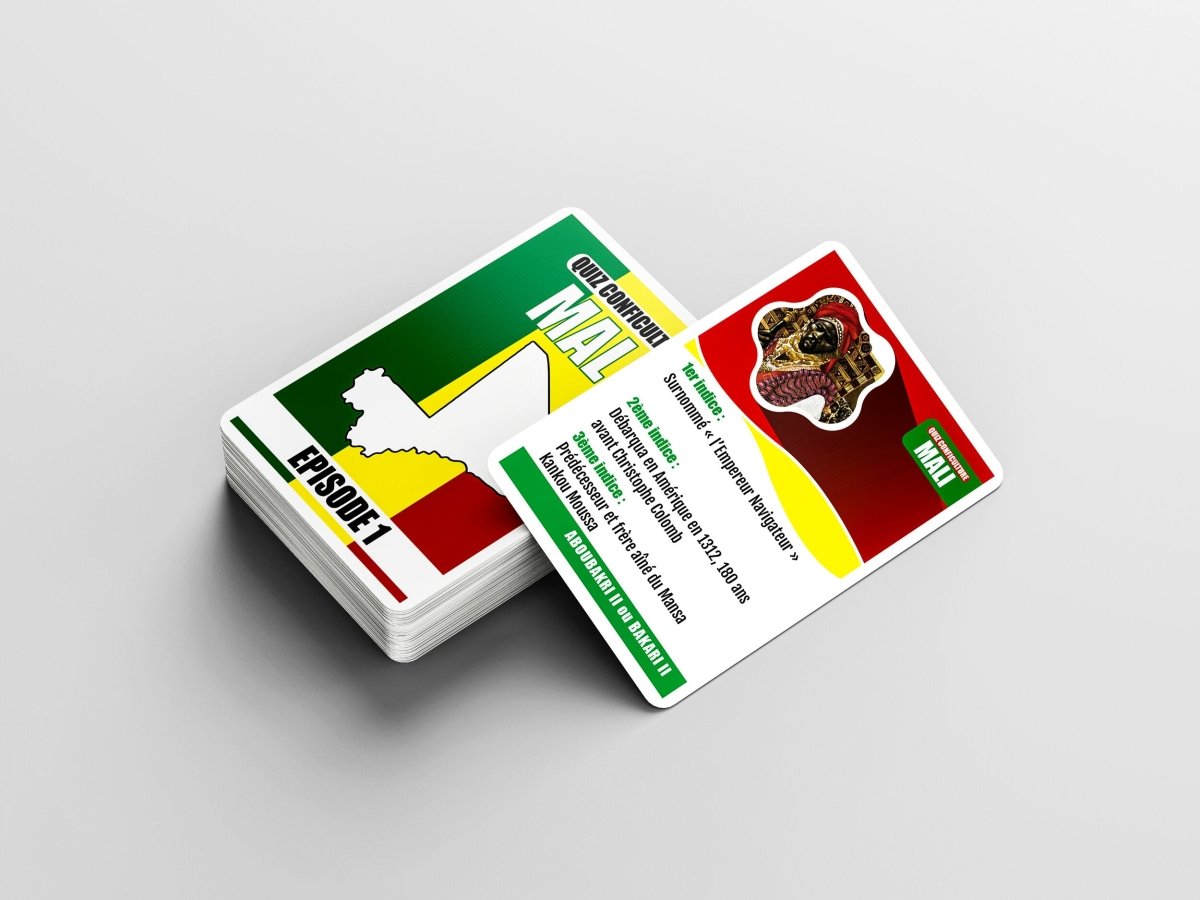 QUIZ MALI EPISODE 1 💡 🇲🇱 Le jeu de cartes conficulture | par Célio Mirande - Carré Tropicaljeux