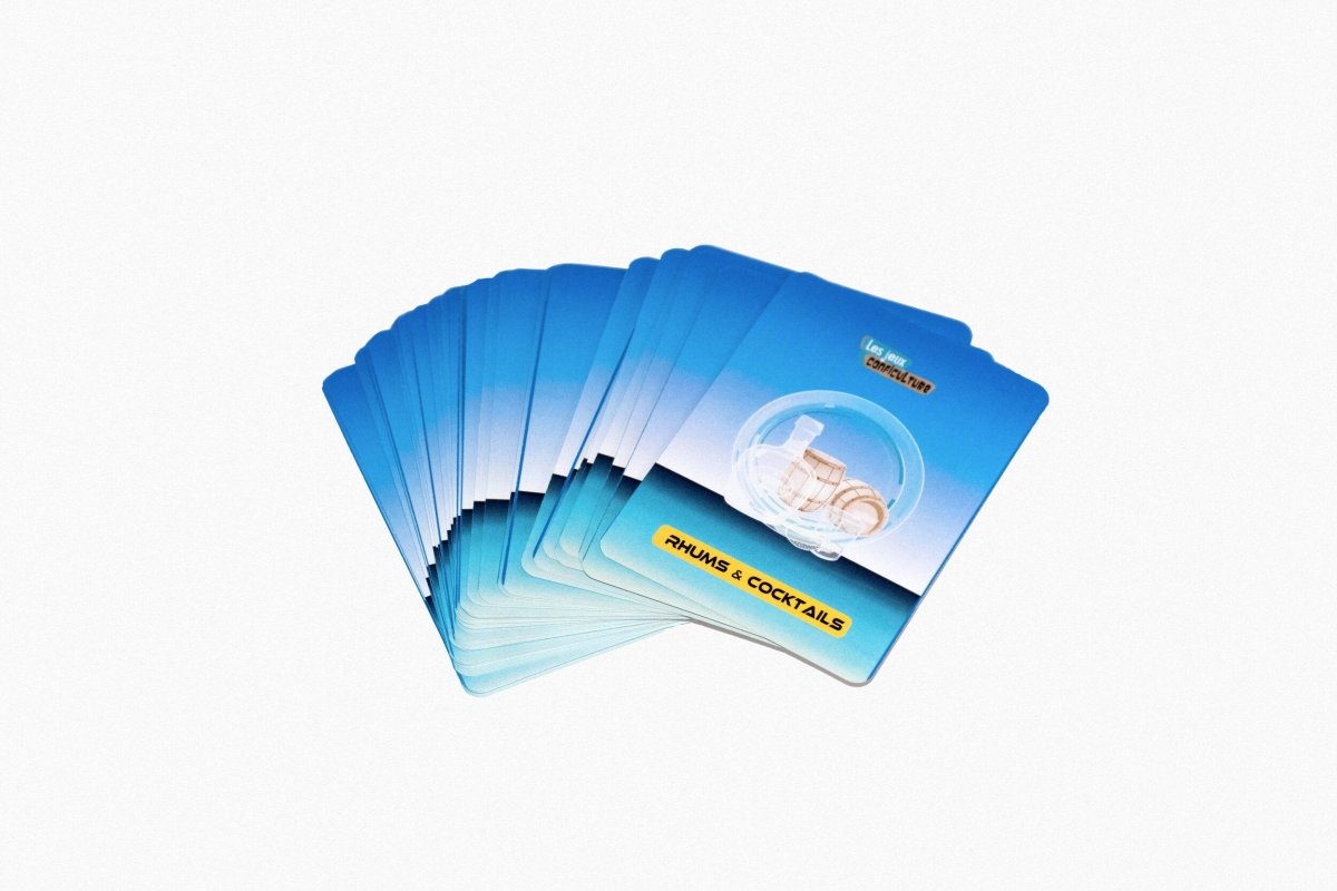 QUIZ RHUMS & COCKTAILS 🍹 Le jeu de cartes conficulture | par Célio Mirande - Carré TropicalJeux de cartes