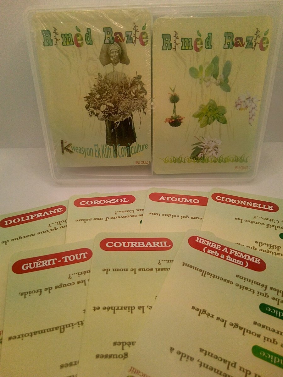 QUIZ RIMÈD RAZYÉ 🌿 Le jeu des plantes médicinales créoles | par Célio Mirande - Carré TropicalEpisode 1Jeux de cartes