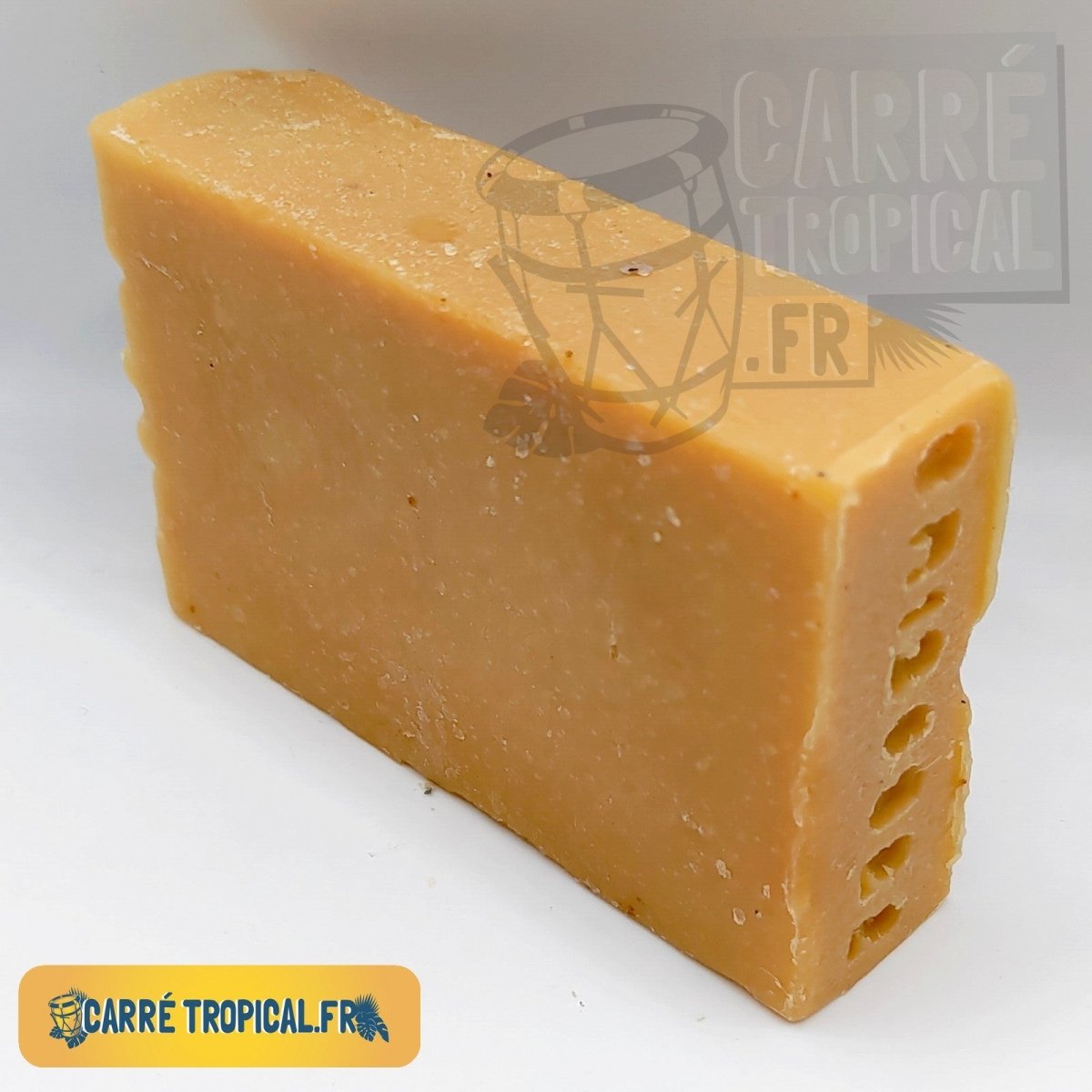 Savon cire, miel, propolis 🍯 surgras naturel artisanal solide | Par Stéphanie Ronce - Carré TropicalBloc (80g)savon