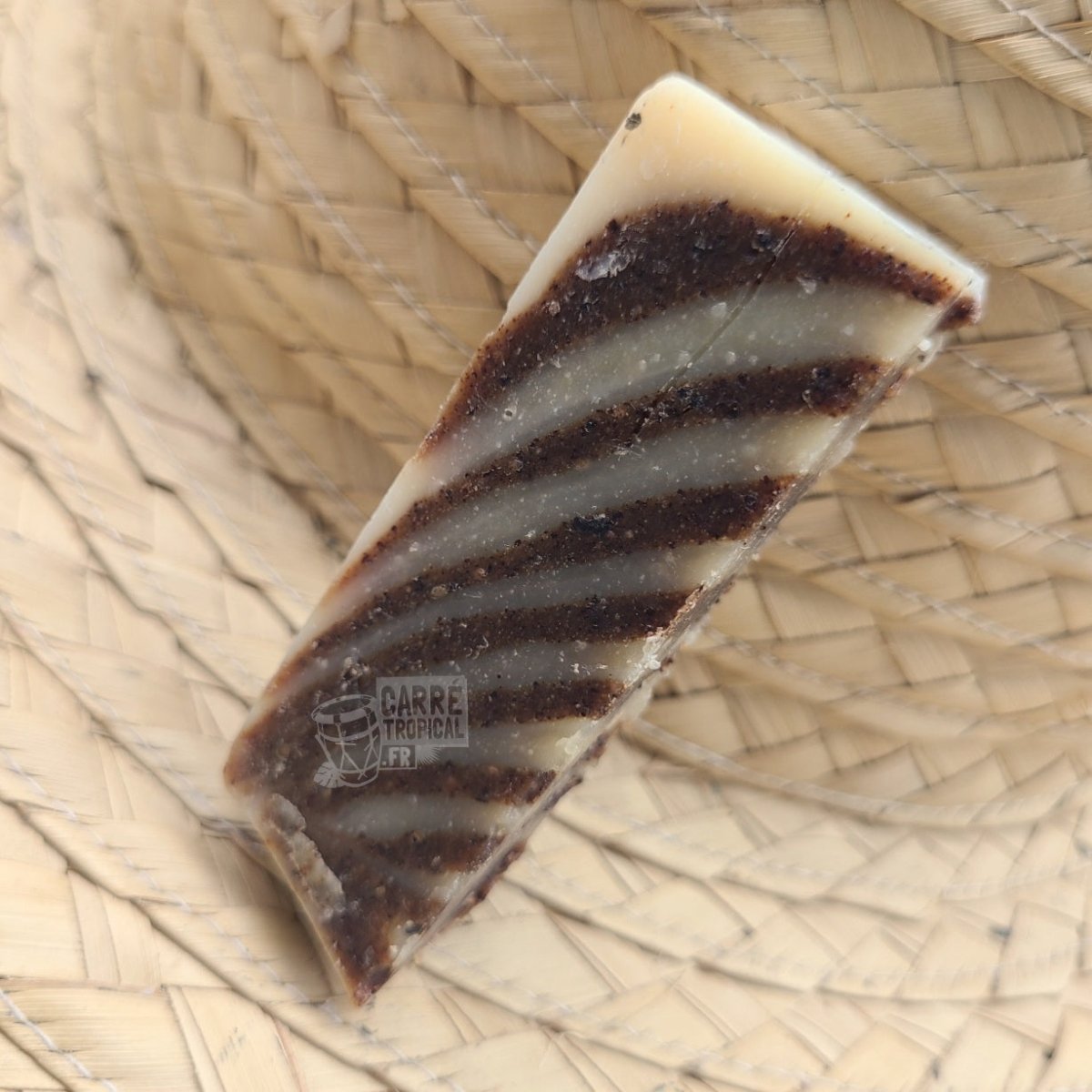 Savon lait d'amande et cacao 🍫 surgras naturel artisanal solide | Par Stéphanie Ronce - Carré TropicalBatônnet (40g)savon