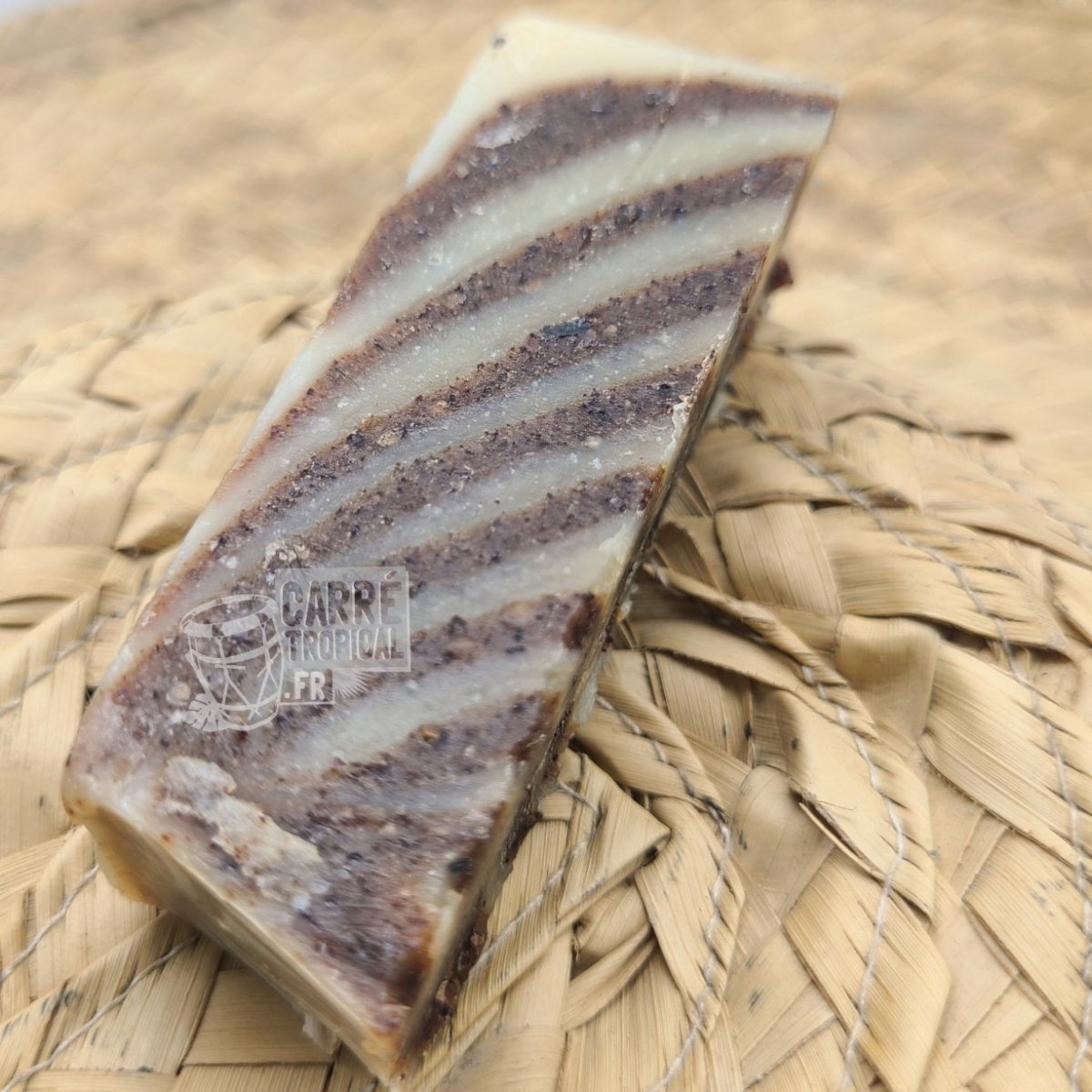 Savon lait d'amande et cacao 🍫 surgras naturel artisanal solide | Par Stéphanie Ronce - Carré TropicalBatônnet (40g)savon