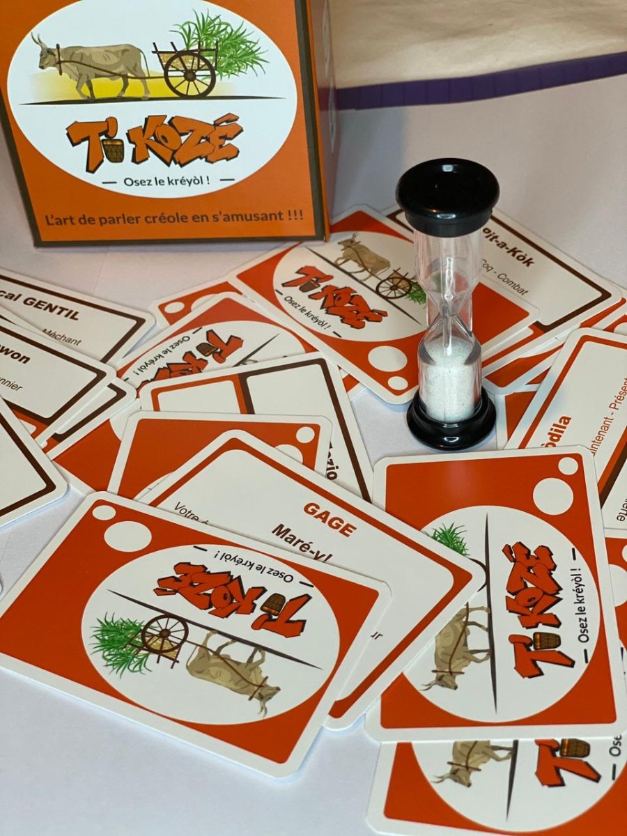 TI KOZĂ đ€Ș Le jeu pour oser le crĂ©ole en s'amusant | par Kassandre Nabajoth - CarrĂ© TropicalJeux de cartes
