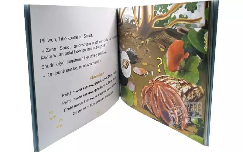TIBOđle seul escargot Ă ne pas avoir de coquille| Par Sandrine et Christiana Benjamin - CarrĂ© TropicalLivres