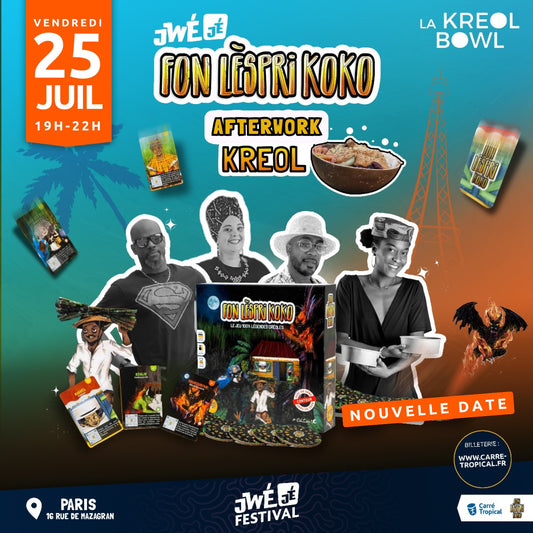 PARIS : JwéJé FonLèspriKoko 🗼 Afterwork Kréol jeux & quiz, à la Kréol Bowl