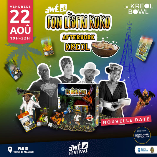 PARIS : JwéJé FonLèspriKoko 🗼 Afterwork Kréol jeux & quiz, à la Kréol Bowl