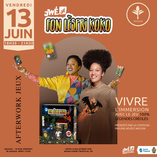 LYON : JwéJé FonLèspriKoko 🦁 | Afterwork jeu au Wassaï