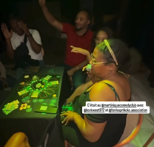 Soirée jeux FonLèspriKoko 🟣 au Martinique Comedy Club | avec Konkwest 🐚