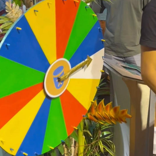 Animation WOU BY SFR🛞🎡☸️ la roue de la fortune à faire tourner pour gagner des cadeaux (idéal pour distribuer des goodies ou offrir des cadeaux)