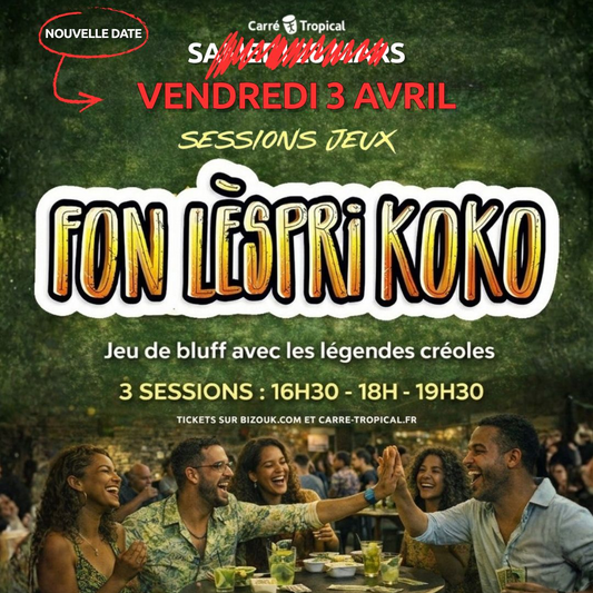Soirée jeux FonLèspriKoko 🟣 au Martinique Comedy Club | avec Konkwest 🐚