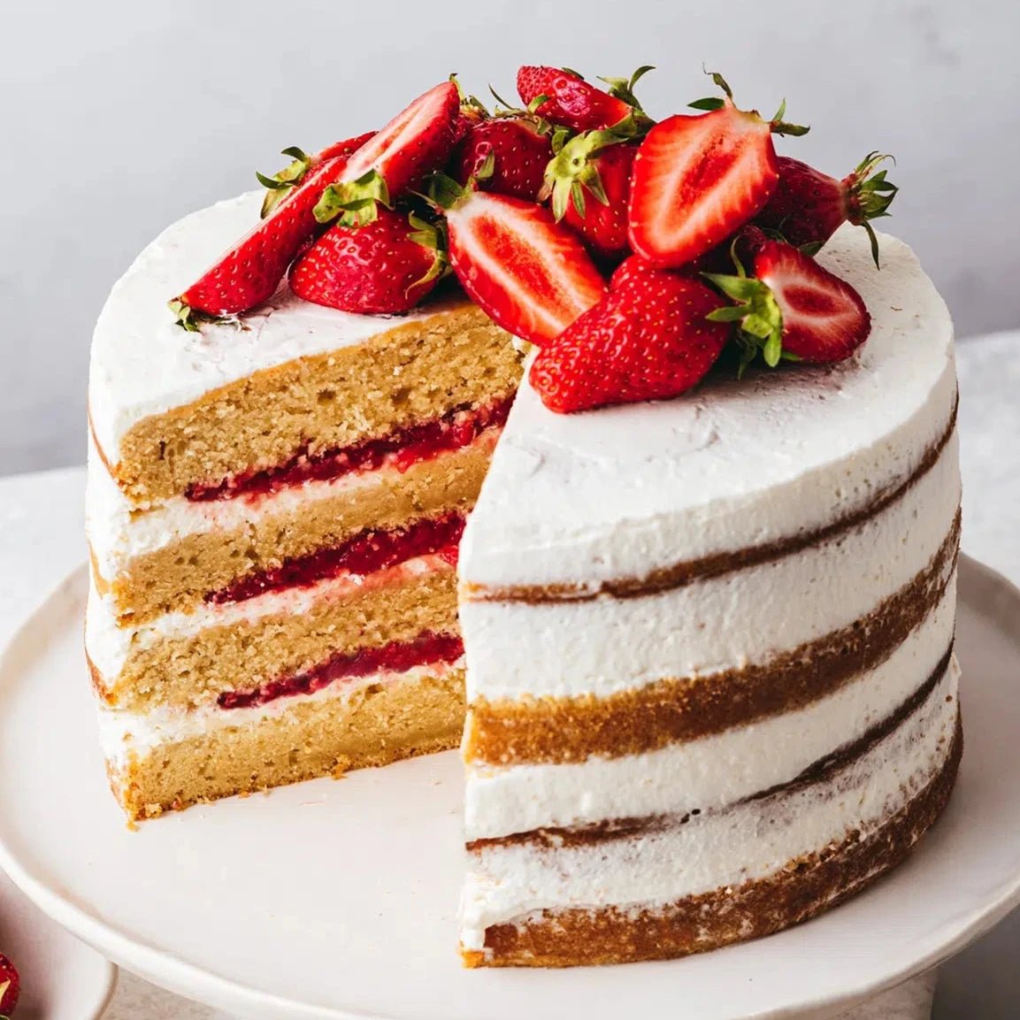 Gâteau festif décoré | LAYER CAKE personnalisable pour votre événement | GOÛT ET SAVEUR AU CHOIX ET PERSONNALISABLE | possibilité de confection avec farine locales, sans gluten, sans lactose (sous réserve de disponibilité) - Carré Tropical<20 personnes