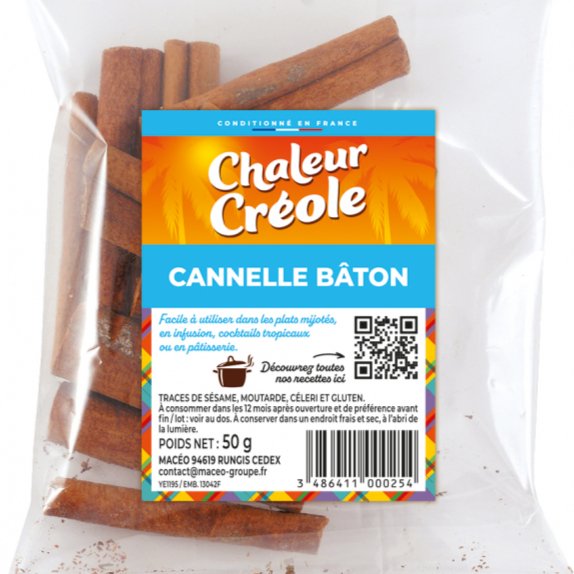 BÂTONS DE CANNELLE 50g 🥞 L'indispensable épice de votre cuisine | par Chaleur Créole - Carré Tropicalcannelle