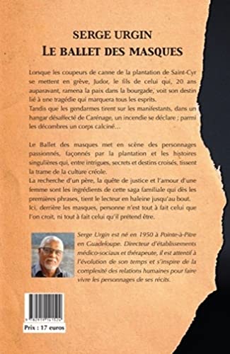 LE BALLET DES MASQUES 🎭 Saga caribéenne | Par Serge URGIN - Carré TropicalLivres