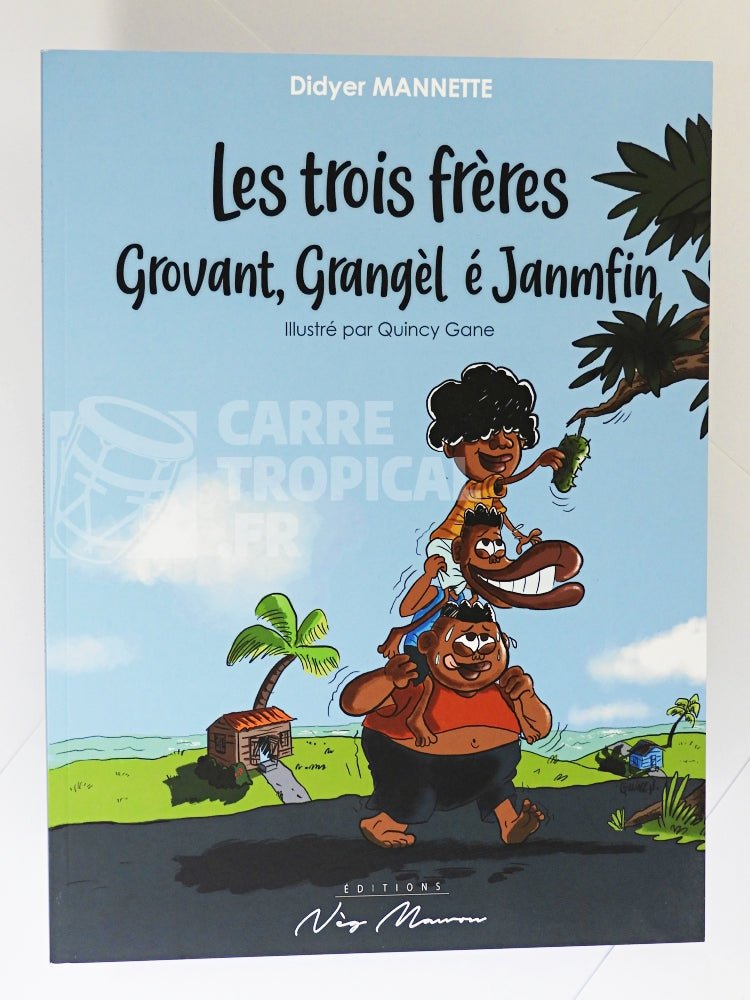 LES TROIS FRÈRES GROVANT, GRANGÈL É JANMFIN 👨‍👨‍👦 | Par Didyer Mannette - Carré TropicalLivres