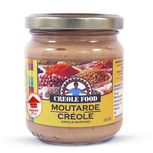 MOUTARDE CRÉOLE 200g L'indispensable condiment antillais de votre cuisine | par Créole Food - Carré Tropicalmoutarde