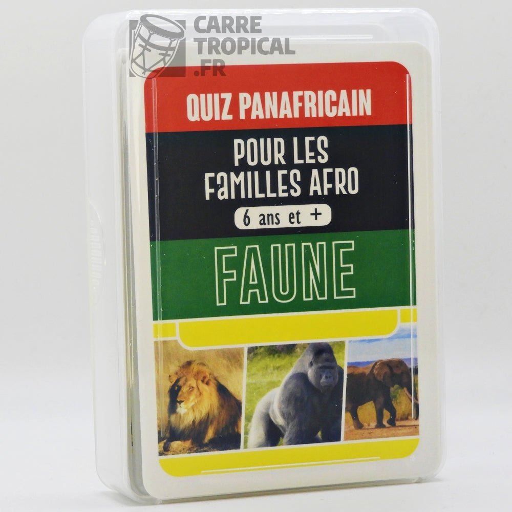 QUIZ FAUNE PANAFRICAINE 🦁 Le jeu de cartes Conficulture | par Célio Mirande - Carré TropicalJeux de cartes