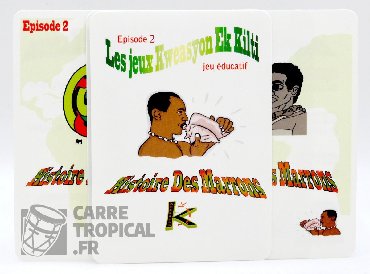 QUIZ HISTOIRE DES MARRONS 🟫 Le jeu de cartes conficulture | par Célio Mirande - Carré TropicalJeux de cartes