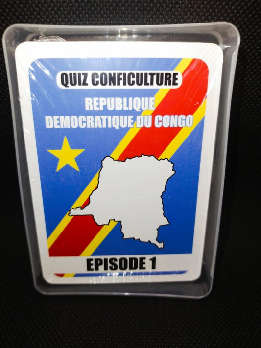 QUIZ RÉPUBLIQUE DÉMOCRATIQUE DU CONGO 🎩 🇨🇩 Le jeu de cartes Conficulture | par Célio Mirande - Carré Tropicaljeux