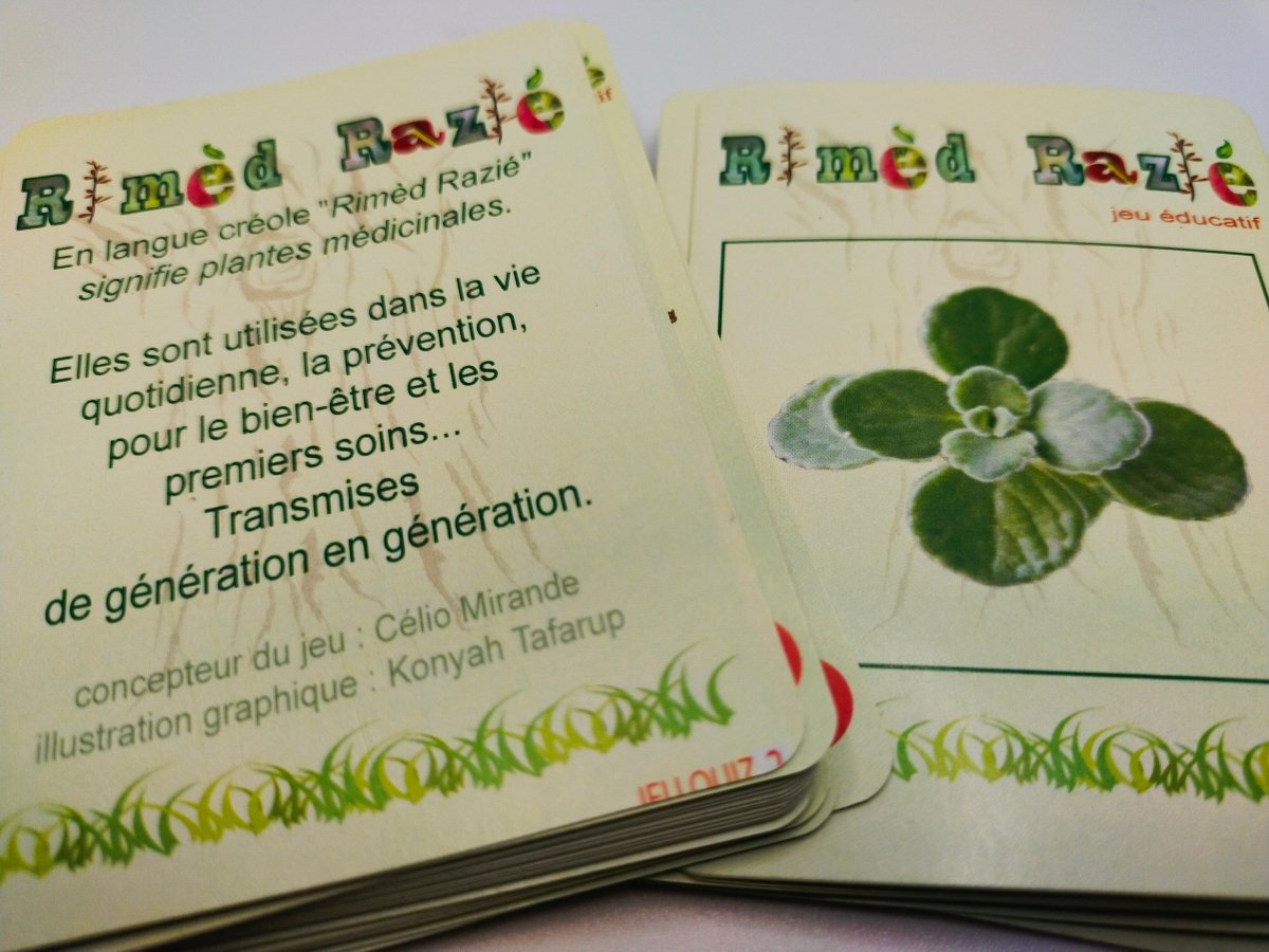 QUIZ RIMÈD RAZYÉ 🌿 Le jeu des plantes médicinales créoles | par Célio Mirande - Carré TropicalEpisode 1Jeux de cartes