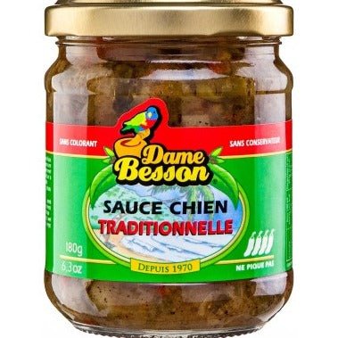 SAUCE CHIEN 🌶️180g La sauce indispensable pour vos grillades | par Dame Besson - Carré Tropicalsauce