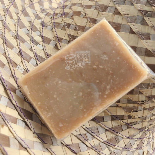 SAVON BANANE 🍌 surgras naturel artisanal solide | Par Stéphanie Ronce - Carré TropicalBloc (80g)savon
