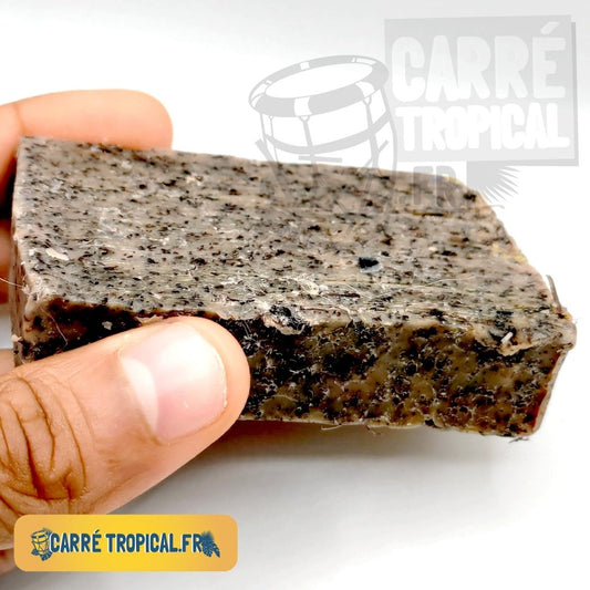 Savon cassia alata (datyé) 🌿 surgras naturel artisanal solide | Par Stéphanie Ronce - Carré TropicalBloc (80g)savon