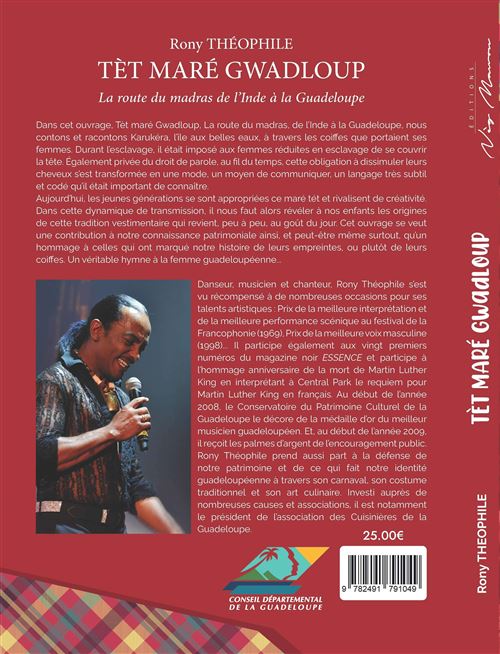 TÈT MARÉ GWADLOUP 🎀 Le livre des coiffes en madras et leur histoire | Par Rony Théophile - Carré TropicalLivres
